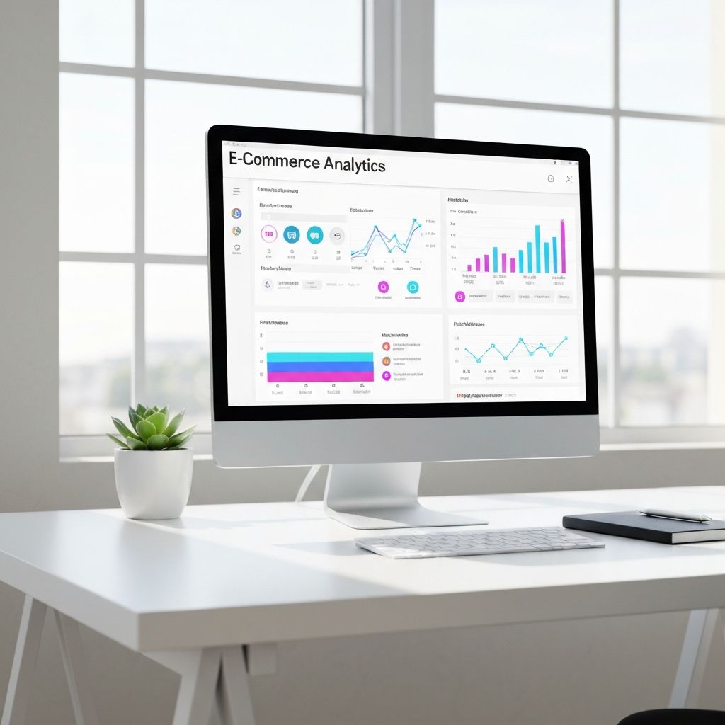 Panel analityczny e-commerce z danymi o konwersjach i przychodach